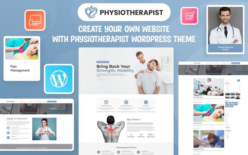 Physiotherapist WordPress